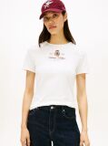 Μπεζ Slim T-Shirt Με Varsity Οικόσημο  Γυναίκες
