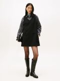 Black V-Neck Mini Shift Dress  Women