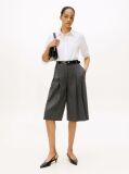 Grey Pinstripe Oversized Culottes  Women