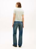 Multi Short Sleeve Polo Jumper With Silk  Women