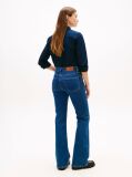 White Mid Rise Flared Leg Jeans  Women