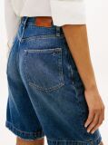 Μπλε Άνετη Denim Βερμούδα  Γυναίκες