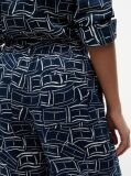 Multi Relaxed Wide Leg Pure Linen Trousers  Women
