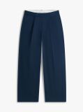 Blue Barrel Leg Mid Rise Chinos  Women