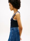 Μπλε Ψηλόμεση Εβαζέ Denim Midi Φούστα  Γυναίκες