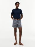 Blue Interlock Knit Boxy T-Shirt  Women
