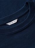 Blue Interlock Knit Boxy T-Shirt  Women