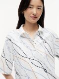 Multi Relaxed Fit Interlock Knit Polo Shirt  Women