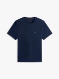Μπλε Interlock Πλεκτό T-Shirt  Άνδρες