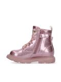 Pink Patent Cleat Lace-Up Boots  Girls