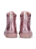 Pink Patent Cleat Lace-Up Boots  Girls