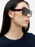 Red TH Monogram Polarised Cat Eye Sunglasses  Women