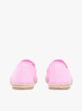 Pink Logo Embroidery Canvas Espadrilles  Women