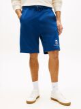 Blue Crest Embroidery Lightweight Relaxed Sweat Bermuda Shorts  Men