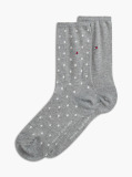 Grey Tommy Hilfiger Dot Women's Socks (2 pack)  Women