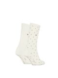 White Tommy Hilfiger Dot Women's Socks (2 pack)  Women