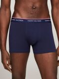 Blue 3-Pack Stretch Cotton Trunks  Men