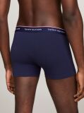 Blue 3-Pack Stretch Cotton Trunks  Men