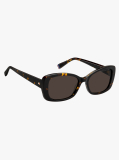 Brown Rectangular Sunglasses  Women