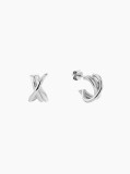 Silver Nautical Knot Earrings  Women