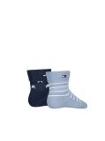 Blue Tommy Hilfiger Babies' Classic Socks 2 Pack  Newborn