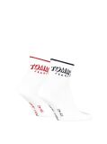 White Tommy Jeans Unisex Quarter Socks 2 Pack  Unisex