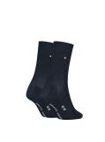Blue Tommy Hilfiger Women's Classic Socks 2 Pack  Women