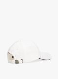 White Signature Six-Panel Baseball Cap  Men