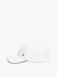 White Signature Six-Panel Baseball Cap  Men