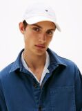 White Signature Six-Panel Baseball Cap  Men