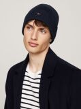 Blue Hilfiger Flag Beanie With Cashmere  Men