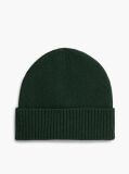 Green Hilfiger Flag Beanie With Cashmere  Men