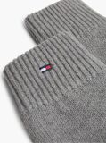 Γκρι Γάντια Από Κασμίρ Με Κεντητό Σημαιάκι Hilfiger  Άνδρες