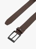 Brown Tonal Leather Belt  Men