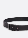 Black Tonal Leather Belt  Men
