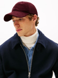 Red Hilfiger Flag Corduroy Baseball Cap  Men