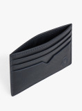 Blue Leather Card Holder And Key Fob Set  Men