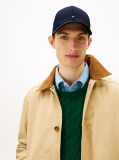 Blue TH Flag Suede Canvas Five Panel Cap  Men