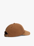 Khaki TH Flag Suede Canvas Five Panel Cap  Men
