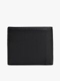 Black Casual Leather Bifold Credit Card Wallet  Men
