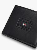 Black Casual Leather Bifold Credit Card Wallet  Men