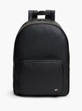 Black Enamel Flag Dome Backpack  Men