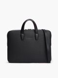Black TH Business Textured Laptop Bag  Men