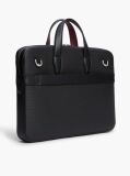 Black TH Business Textured Laptop Bag  Men