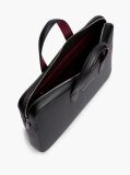 Black TH Business Textured Laptop Bag  Men