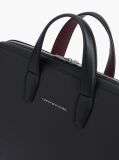 Black TH Business Textured Laptop Bag  Men