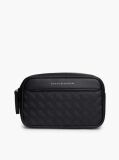 Black Modern Textured Flag Washbag  Men