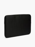 Black Modern Embossed Flag Laptop Sleeve  Men