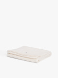 White Kids’ Rib-Knit Scarf  Kids Unisex