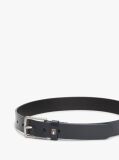 Blue Kids' Essential Enamel Flag Leather Belt  Kids Unisex